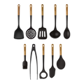 Staub Silicone Kitchen Utensil Set – 10-Piece Silicone & Wood Tools