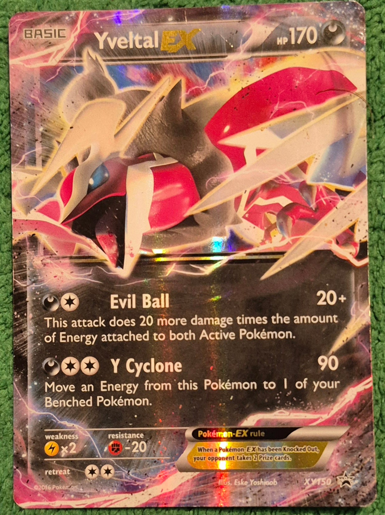 Pokemon 2016 Pokemon Promo Yveltal EX PROMO XY150