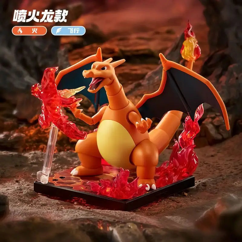 Blokees Model Pokemon Toys Assembly Model Meowscarada Greninja Ceruledge Charizard  Collectible Robot Kits Models Kids Gift