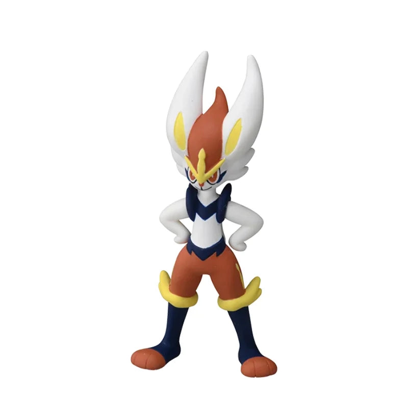 Original TOMY Pokemon Figures Sword Shield Collection  Rillaboom Eternatus  Zamazenta Eternatus Anime Pokemon Toys Child's Gifts