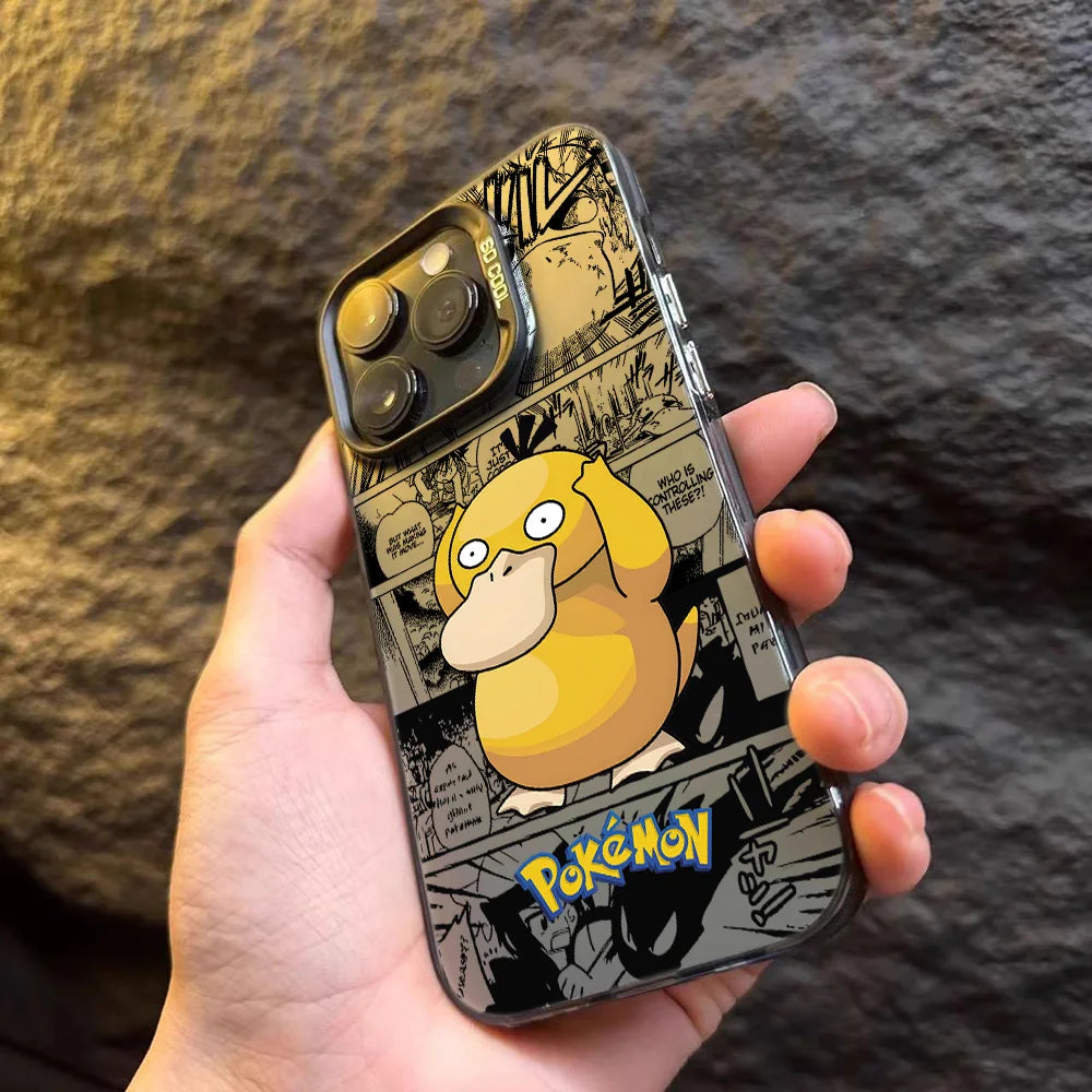 Cartoon P-Pokemon Phone Case For iPhone 16e 16 15 14 13 12 11 mini Pro Max X XR XSMAX 8 7 Plus Anti Fall Matte Back Cover