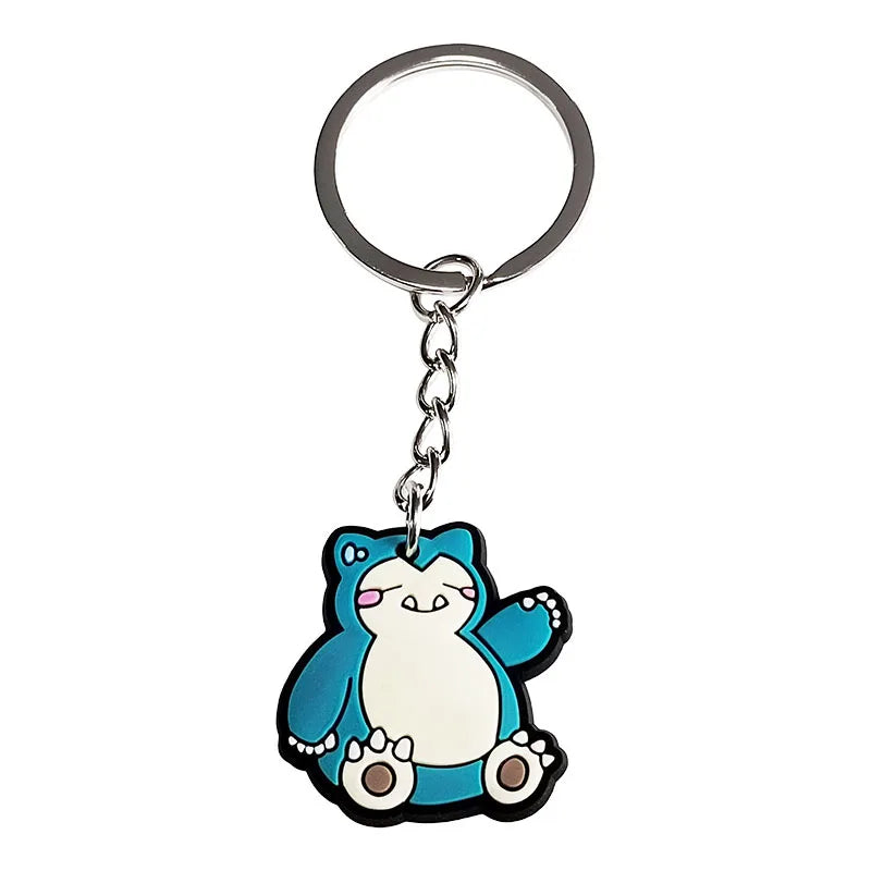 Pokemon Keychain Pikachu Anime Characters Keychain Children's Birthday Party Gift Classroom Rewards Guest Gift Baby Shower