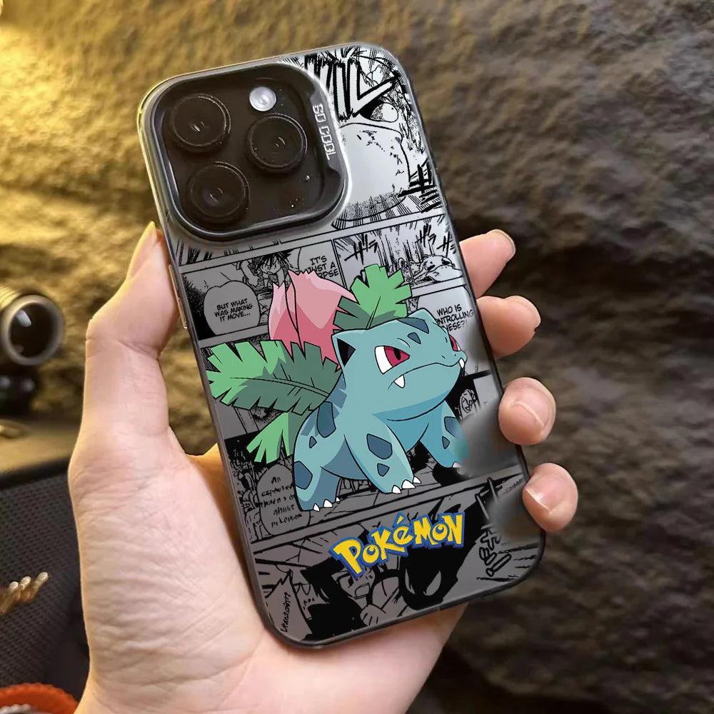 Cartoon P-Pokemon Phone Case For iPhone 16e 16 15 14 13 12 11 mini Pro Max X XR XSMAX 8 7 Plus Anti Fall Matte Back Cover