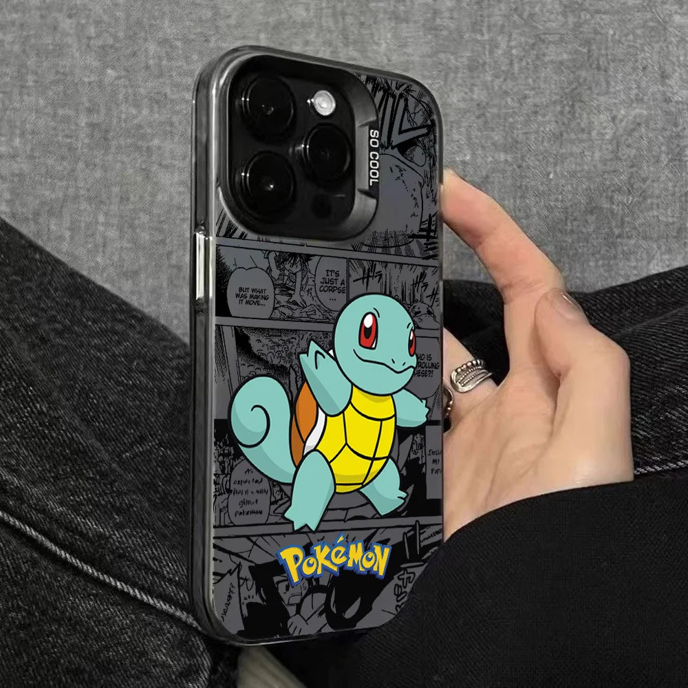 Cartoon P-Pokemon Phone Case For iPhone 16e 16 15 14 13 12 11 mini Pro Max X XR XSMAX 8 7 Plus Anti Fall Matte Back Cover