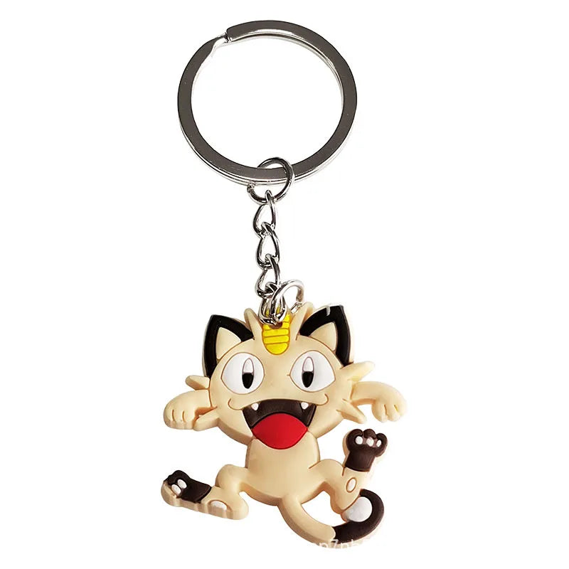 Pokemon Keychain Pikachu Anime Characters Keychain Children's Birthday Party Gift Classroom Rewards Guest Gift Baby Shower