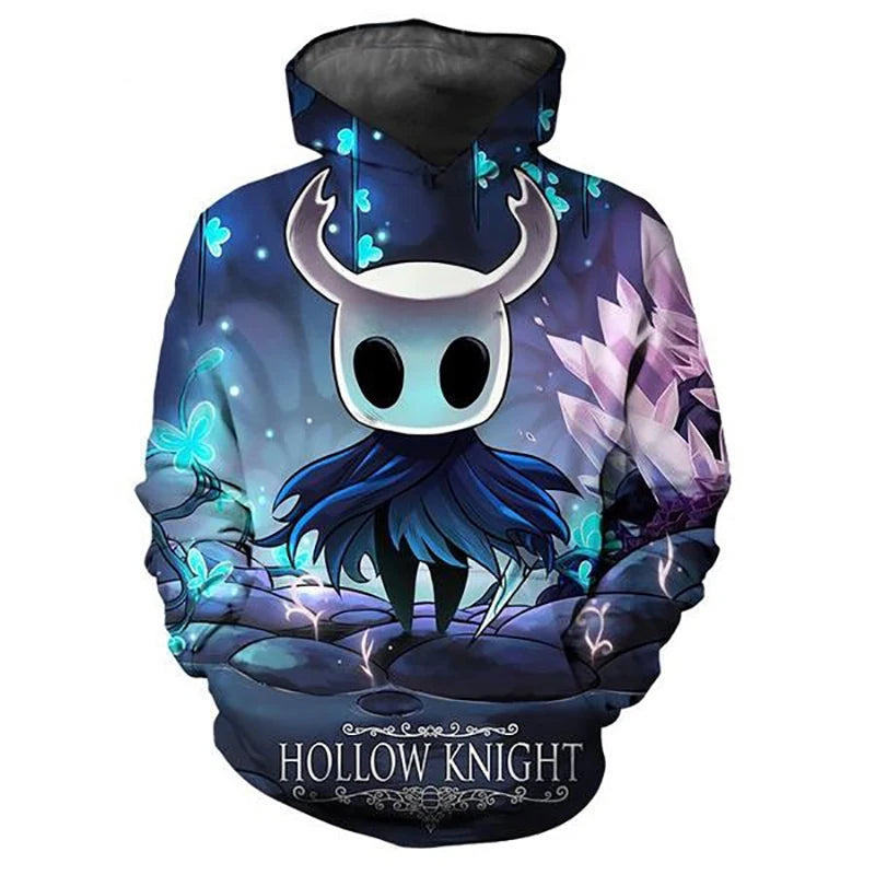 Hollow Knight Game 3D Print Hoodies Men Women Casual Fashion Oversized Sweatshirts Hoodie Harajuku Pullovers Tracksuit Clothing