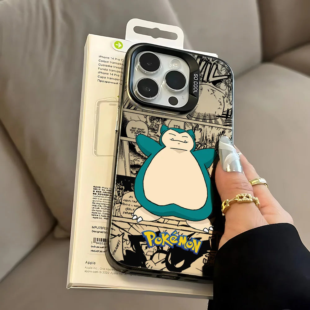 Cartoon P-Pokemon Phone Case For iPhone 16e 16 15 14 13 12 11 mini Pro Max X XR XSMAX 8 7 Plus Anti Fall Matte Back Cover