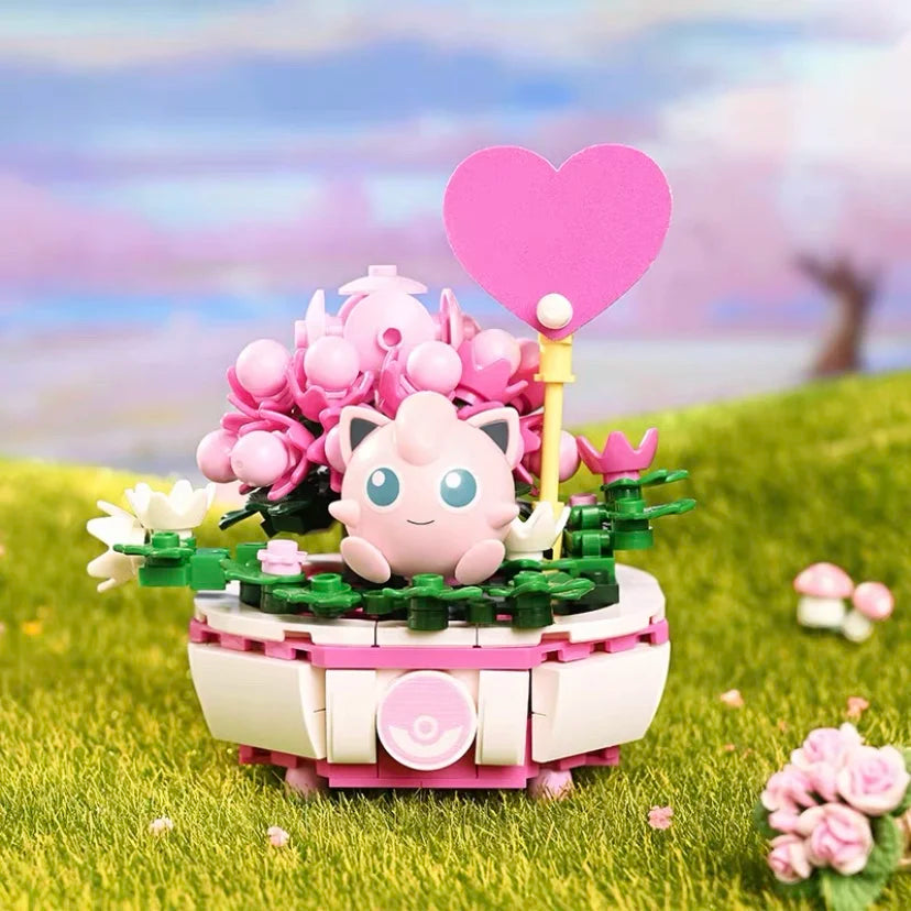Keeppley Building Blocks Pokemon Toys Pikachu Sylveon Togepi Sprigatito Fuecoco Building Blocks  Children's Birthday Gift ﻿