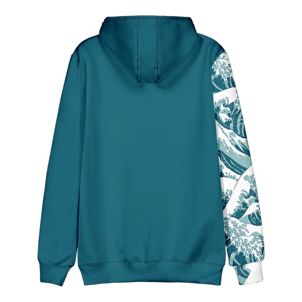 The Great Wave of Kanagawa Hoodies Women/Men Anime Cartoon Hoodie Sweatshirts Fashion Fleece Warm Jacket Streetwear Coats