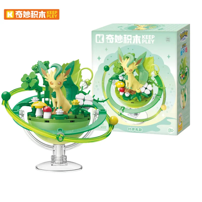 Keeppley Building Blocks Pokemon Toys Pikachu Sylveon Togepi Sprigatito Fuecoco Building Blocks  Children's Birthday Gift ﻿