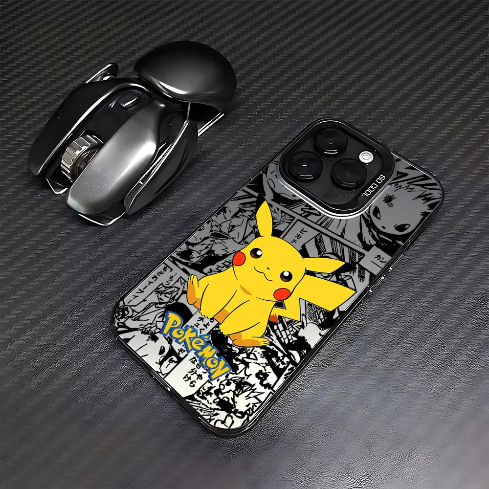 Cartoon P-Pokemon Phone Case For iPhone 16e 16 15 14 13 12 11 mini Pro Max X XR XSMAX 8 7 Plus Anti Fall Matte Back Cover