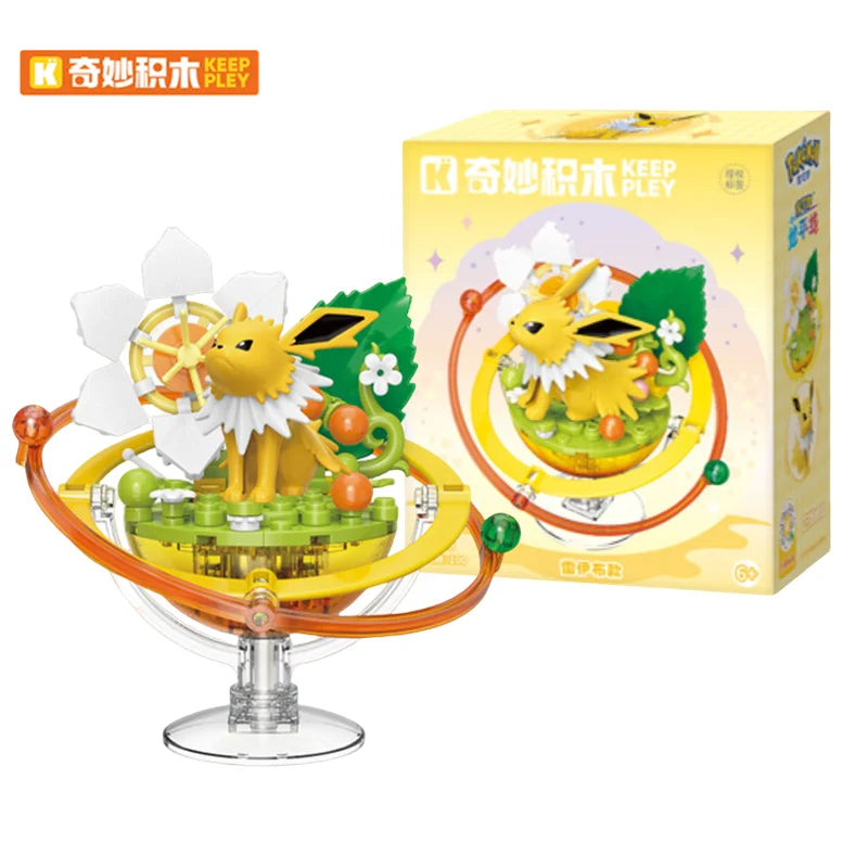 Keeppley Building Blocks Pokemon Toys Pikachu Sylveon Togepi Sprigatito Fuecoco Building Blocks  Children's Birthday Gift ﻿