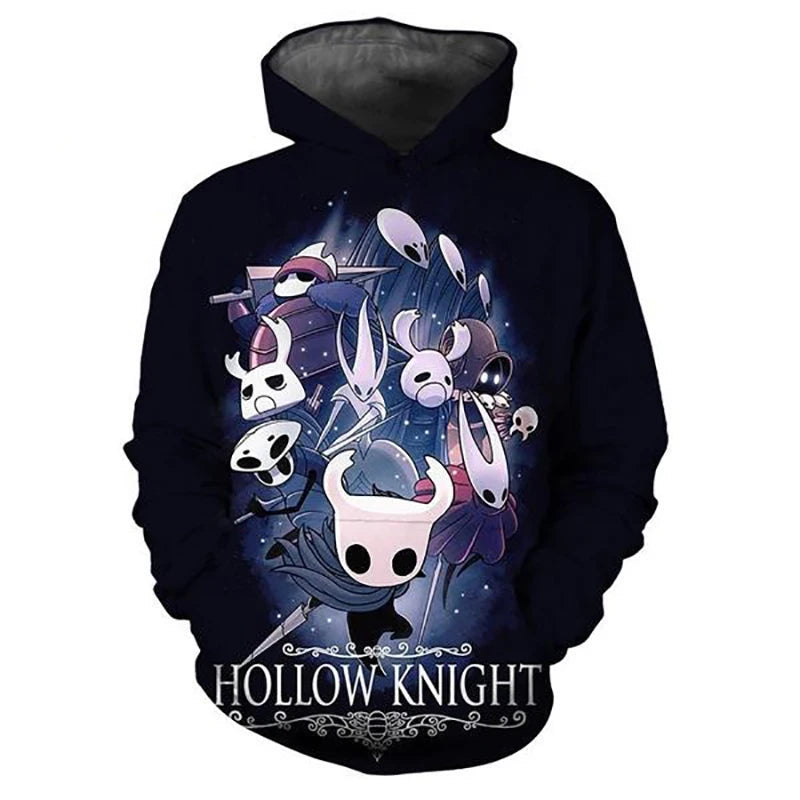 Hollow Knight Game 3D Print Hoodies Men Women Casual Fashion Oversized Sweatshirts Hoodie Harajuku Pullovers Tracksuit Clothing