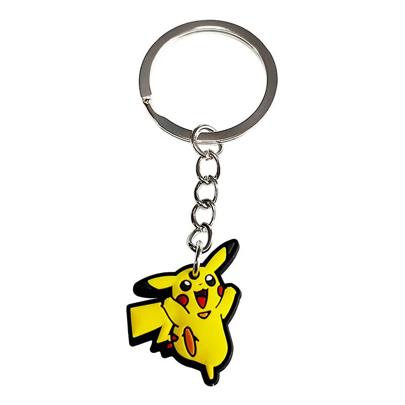 Pokemon Keychain Pikachu Anime Characters Keychain Children's Birthday Party Gift Classroom Rewards Guest Gift Baby Shower