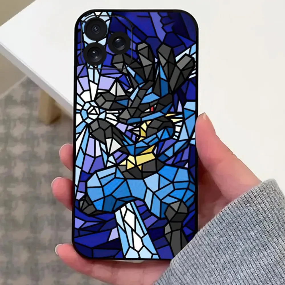 MINISO Art P-Pokemon Phone Case For iPhone 8 11 12 13 14 15 Mini X XR XS PRO MAX Plus Shell
