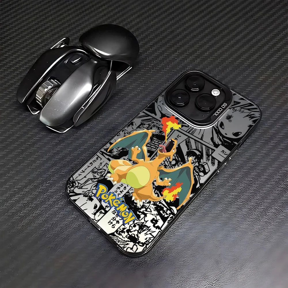 Cartoon P-Pokemon Phone Case For iPhone 16e 16 15 14 13 12 11 mini Pro Max X XR XSMAX 8 7 Plus Anti Fall Matte Back Cover