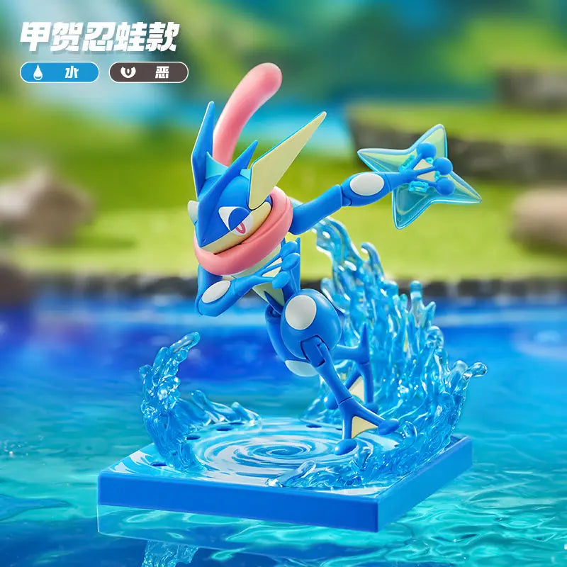 Blokees Model Pokemon Toys Assembly Model Meowscarada Greninja Ceruledge Charizard  Collectible Robot Kits Models Kids Gift