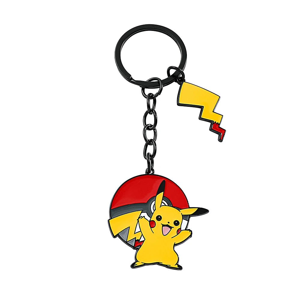 Kawaii Pokemon Keychain for Boys and Girls, Pikachu, Bulbasaur, Psyduck, Squirtle, Cute Pendant Dolls, Souvenirs Gift, Wholesale