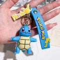 Pokemon Keychain Cute Pikachu Pocket Monsters Doll Schoolbag Pendant Desktop Souvenirs Decoration Keyring Gift for Fans