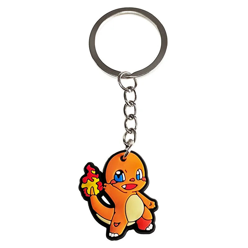 Pokemon Keychain Pikachu Anime Characters Keychain Children's Birthday Party Gift Classroom Rewards Guest Gift Baby Shower