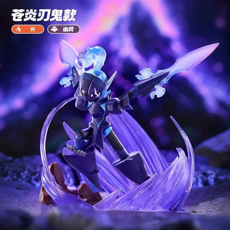 Blokees Model Pokemon Toys Assembly Model Meowscarada Greninja Ceruledge Charizard  Collectible Robot Kits Models Kids Gift