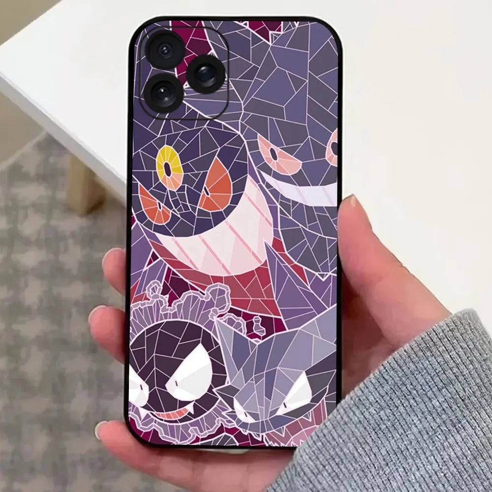 MINISO Art P-Pokemon Phone Case For iPhone 8 11 12 13 14 15 Mini X XR XS PRO MAX Plus Shell